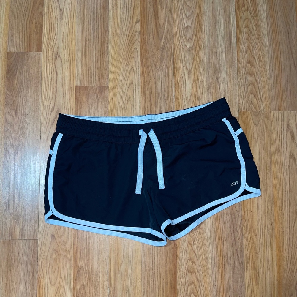 Champion Black and White Women's Athletic Shorts